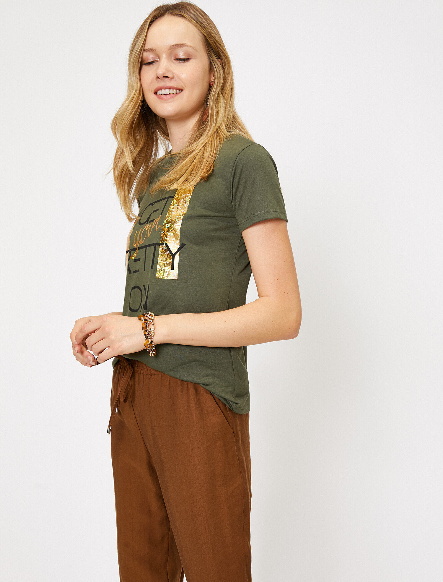 Yazılı Baskılı Tişört