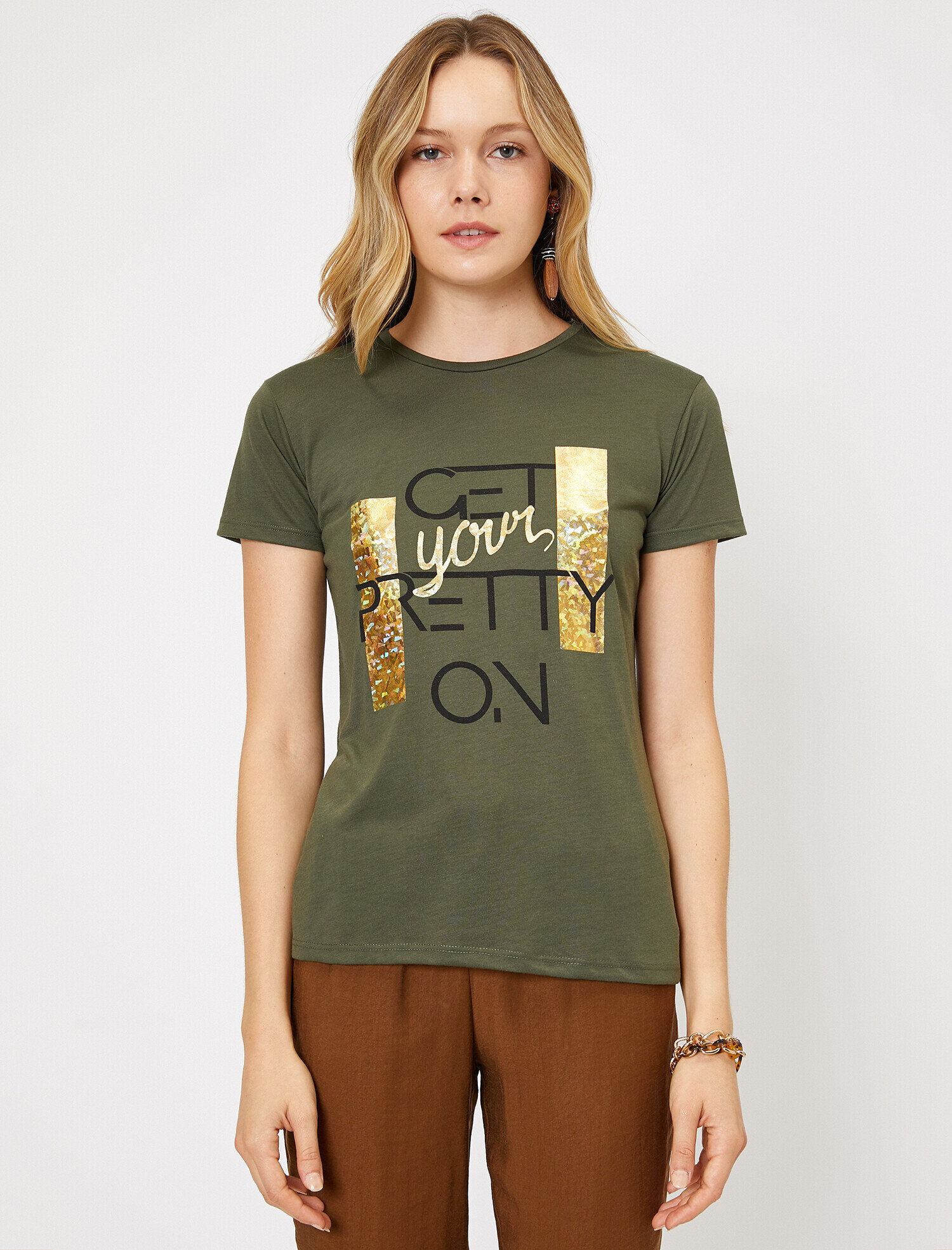 Yazılı Baskılı Tişört