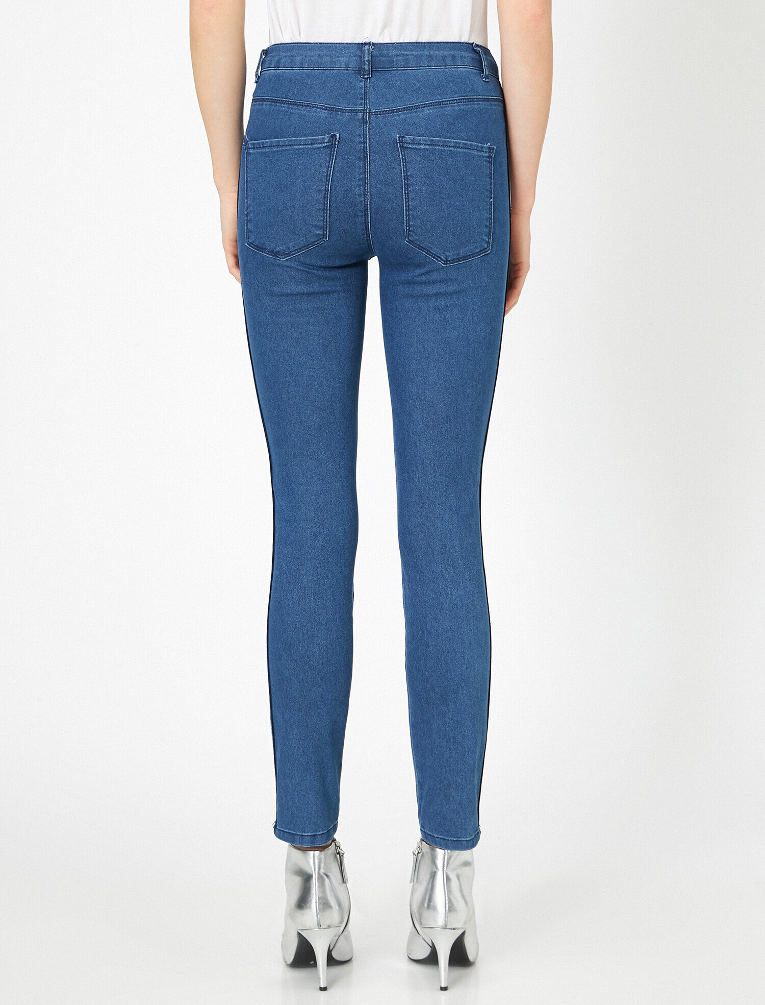 Skinny Fit Jean -Yüksek Bel Dar Kesim Dar Paça Pantolon
