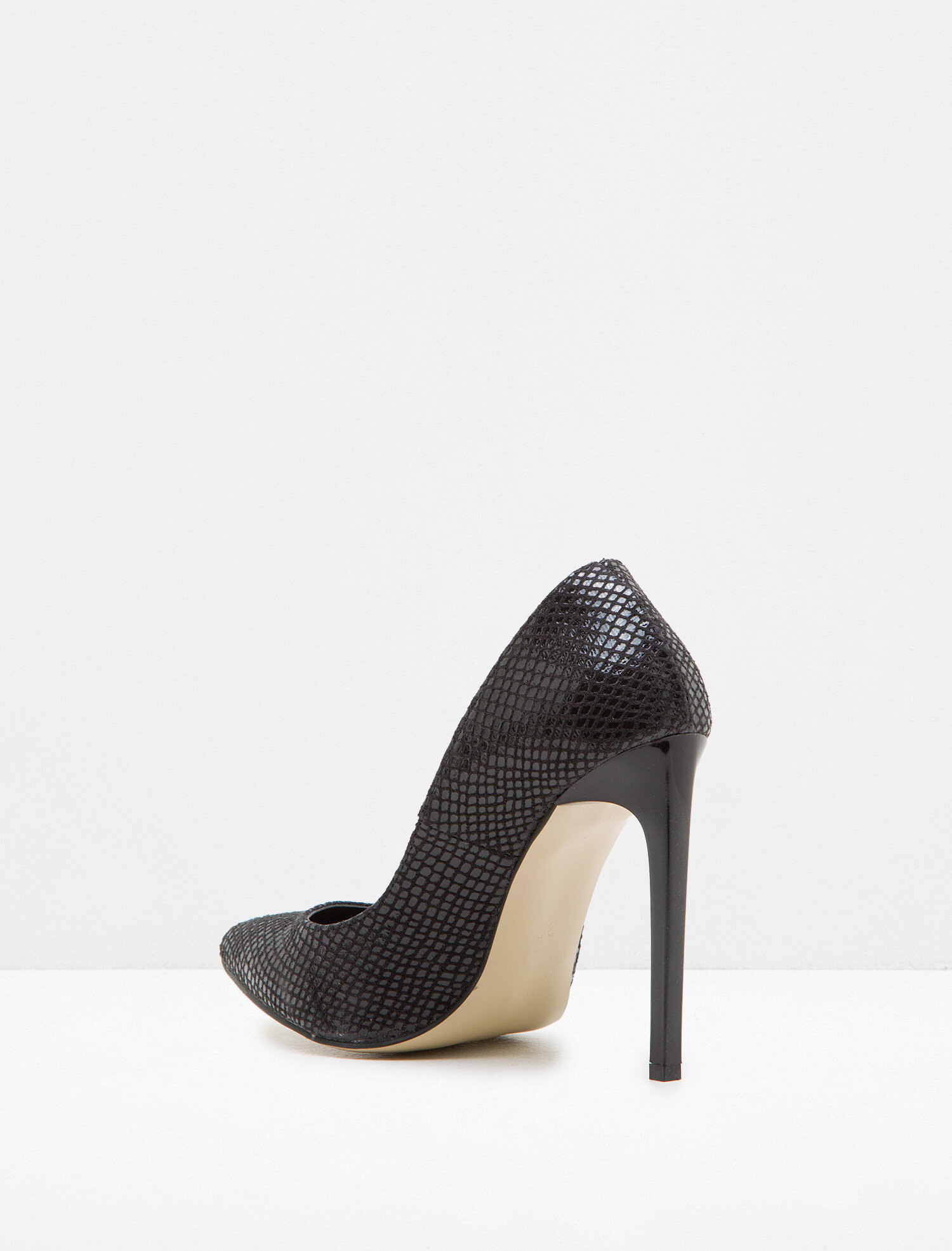 Siyah Kadın Sivri Burun Topuklu Ayakkabı 6YAK22084AA | Koton