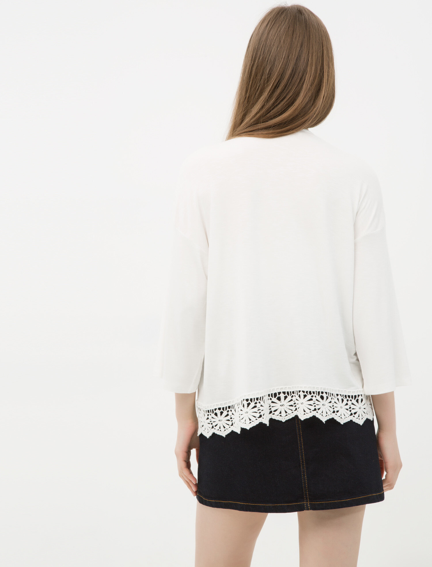   Dantel Detaylı Bolero