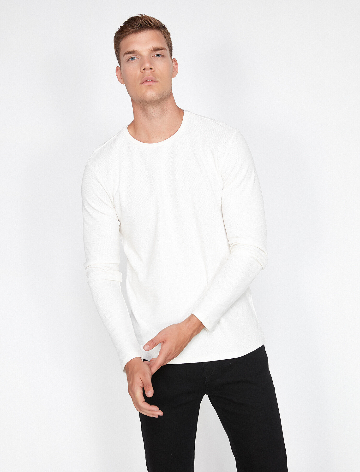   Bisiklet Yaka Tişört