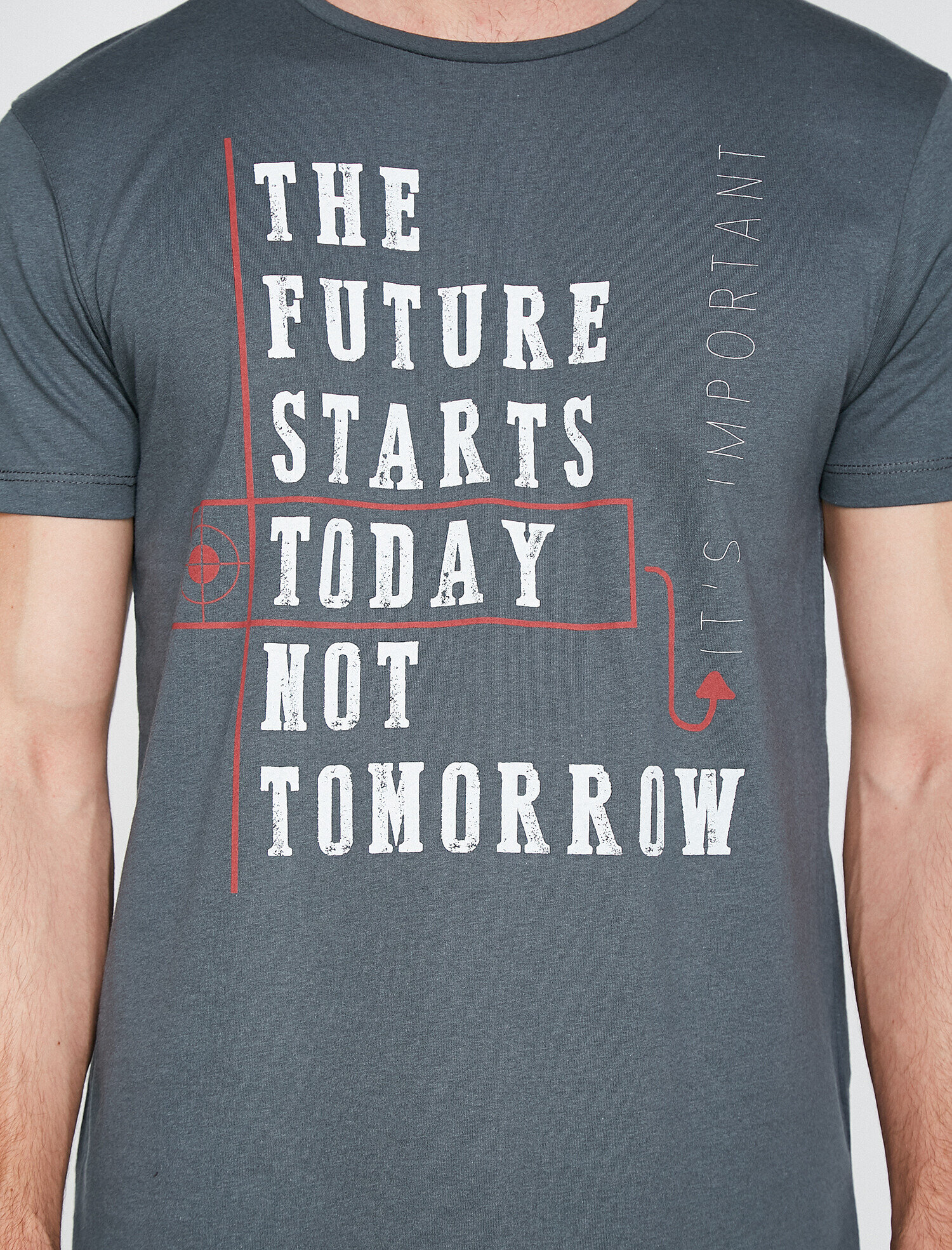   Baskılı Tişört Kısa Kollu