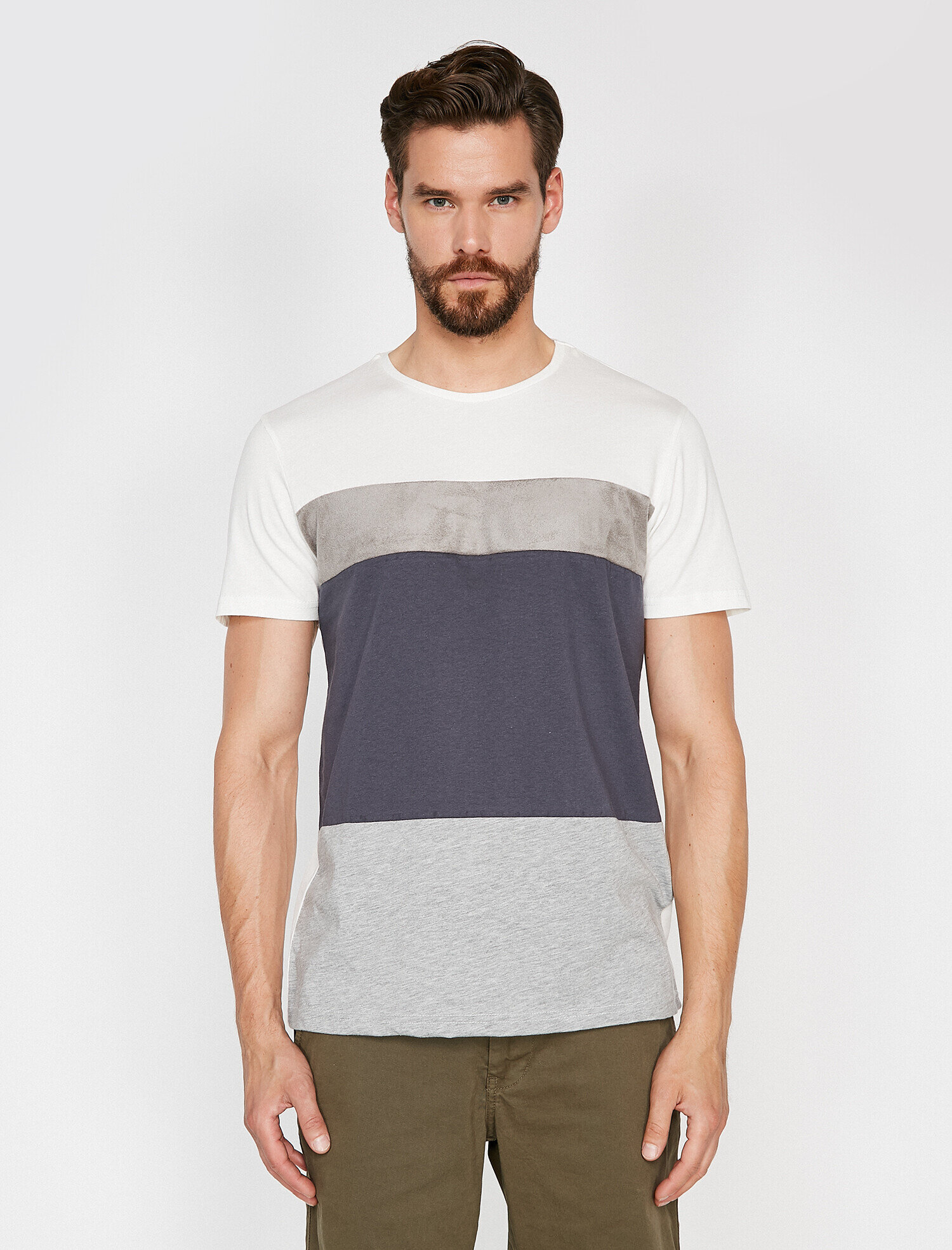 Renk Bloklu Tişört