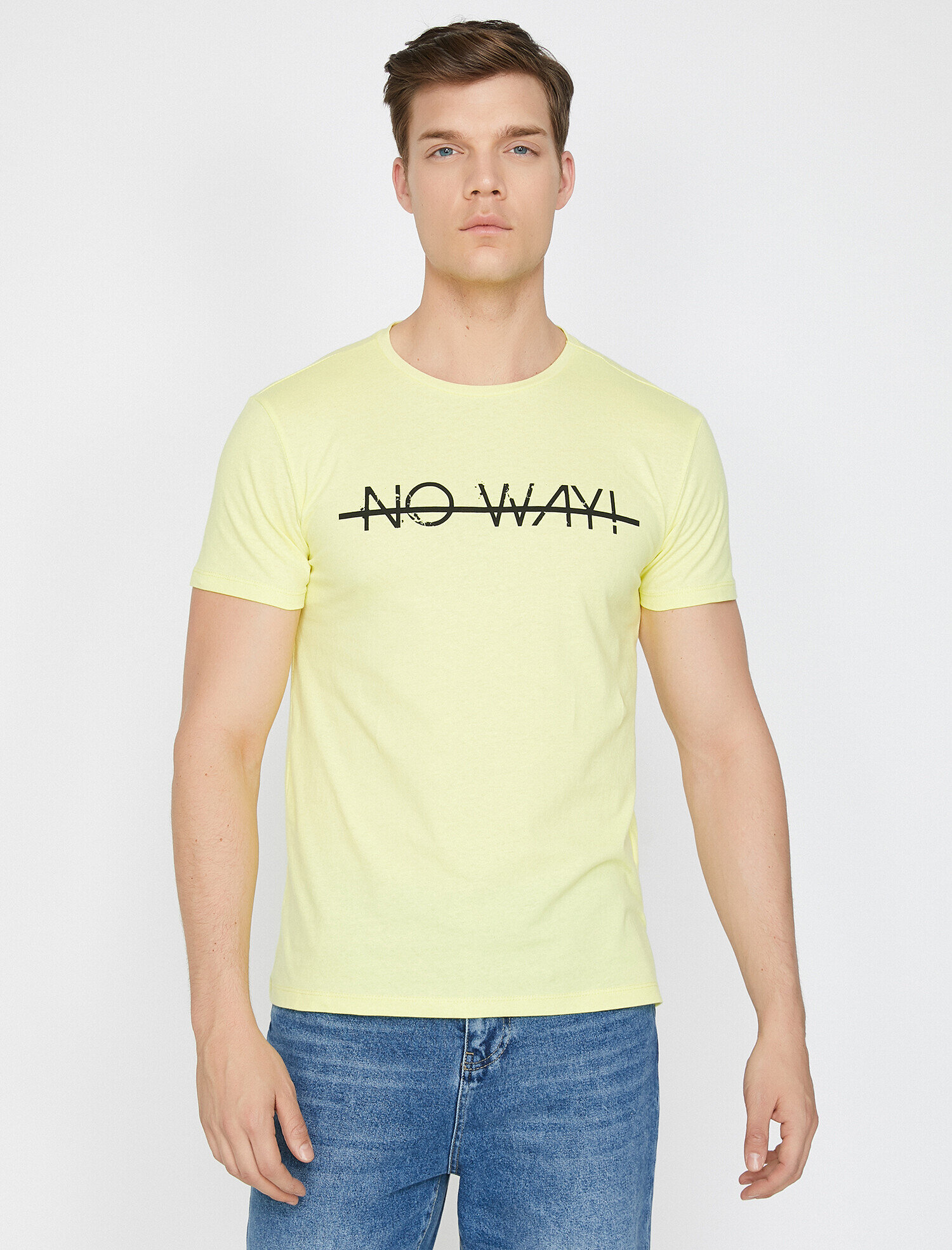   Baskılı Tişört Kısa Kollu