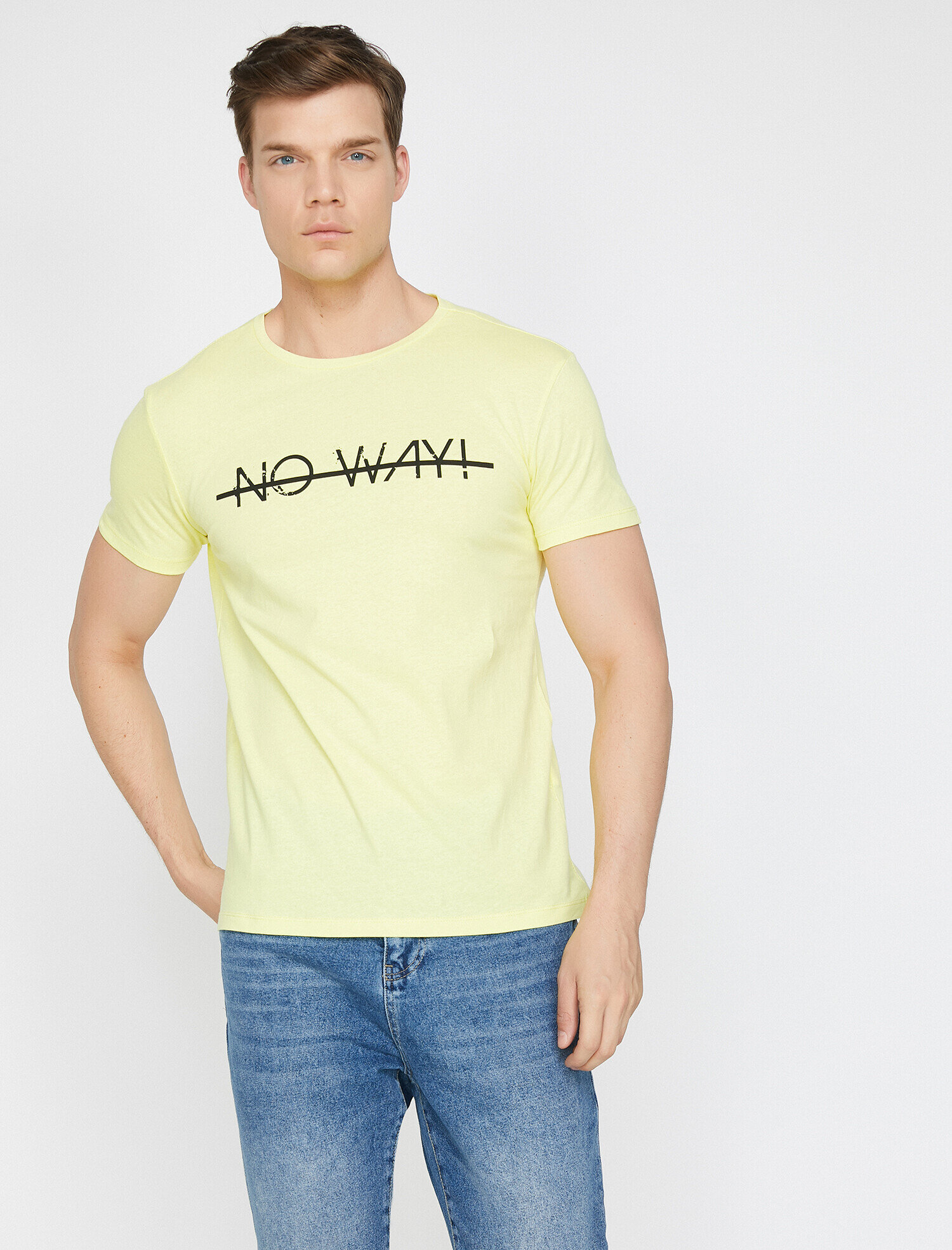   Baskılı Tişört Kısa Kollu