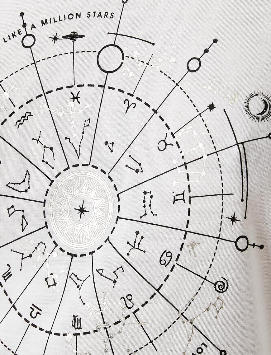   Horoskop Baskılı Tişört