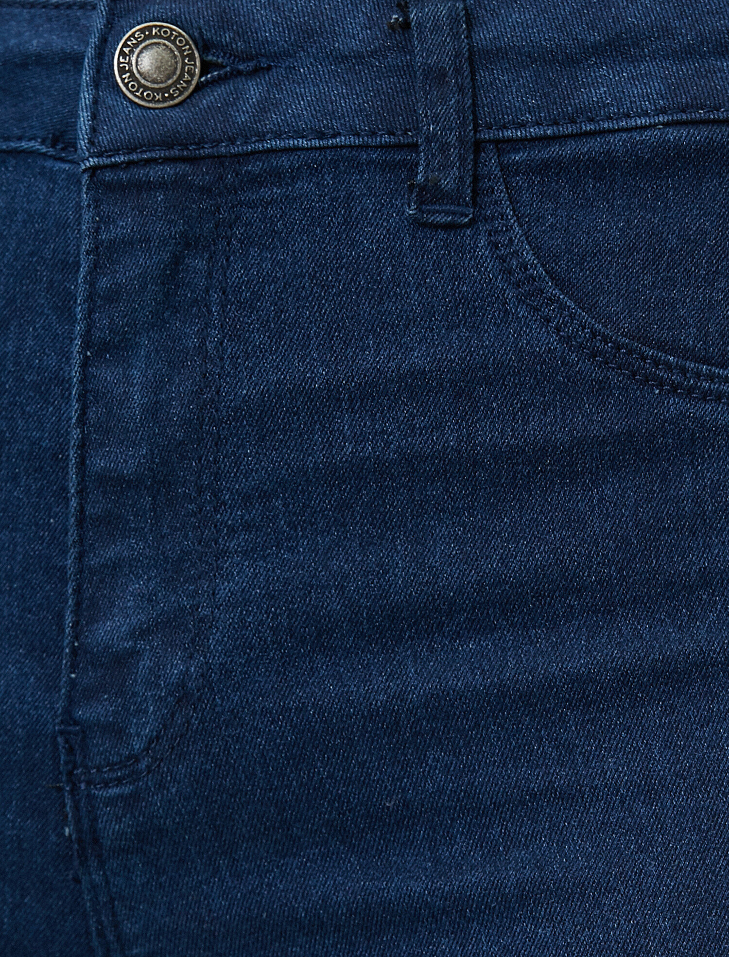   Şerit Detaylı Yazılı Baskılı Kot Pantolon