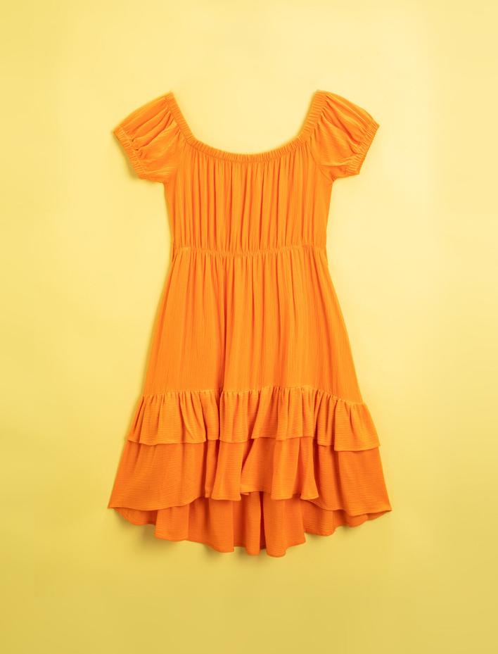 Kız Çocuk Kısa Kollu Elbise