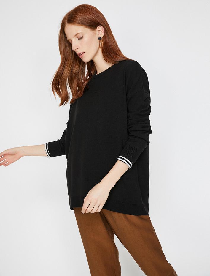  Bisiklet Yaka Triko Kazak