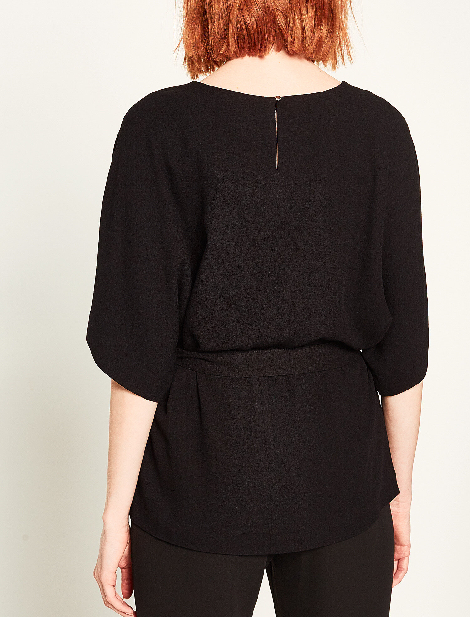   Beli Bağlamalı Bluz