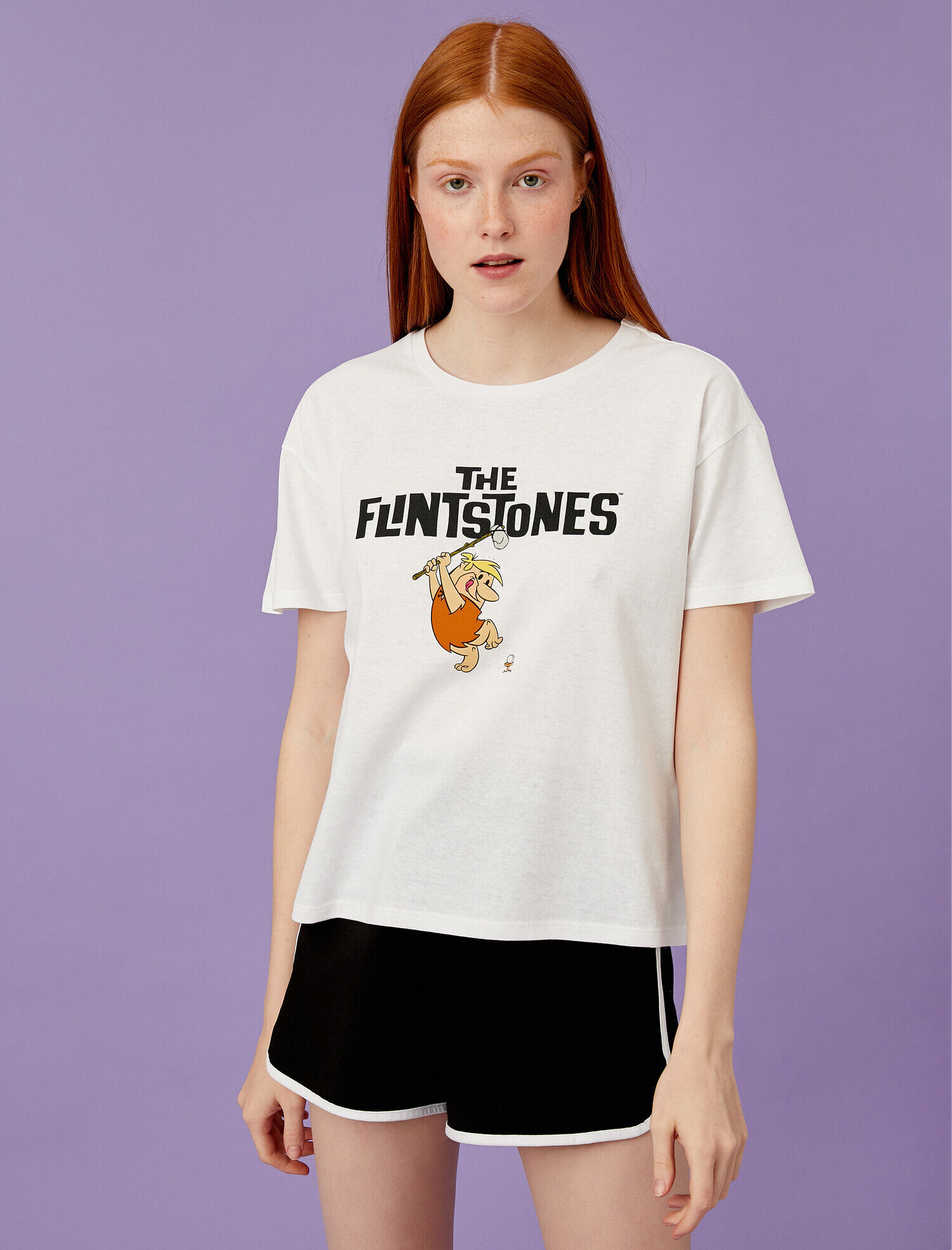   Çakmaktaşlar Tişört Lisanslı Pamuklu