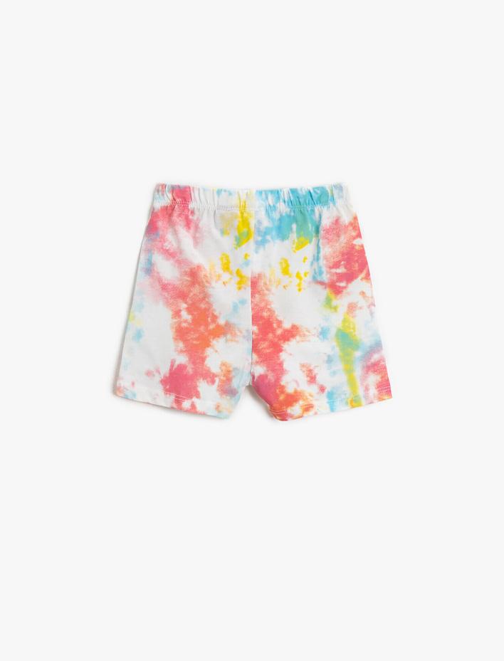 Kız Bebek Snoopy Şort Lisanslı Baskılı Pamuklu Çok Renkli