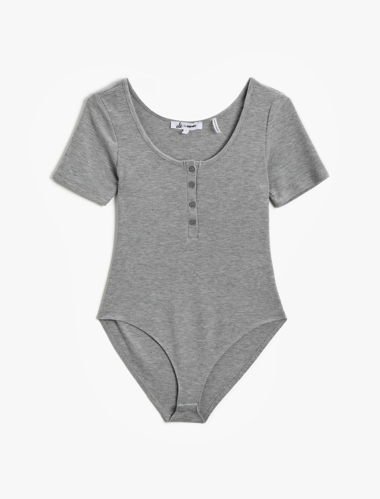   Kısa Kollu Body Ribanalı