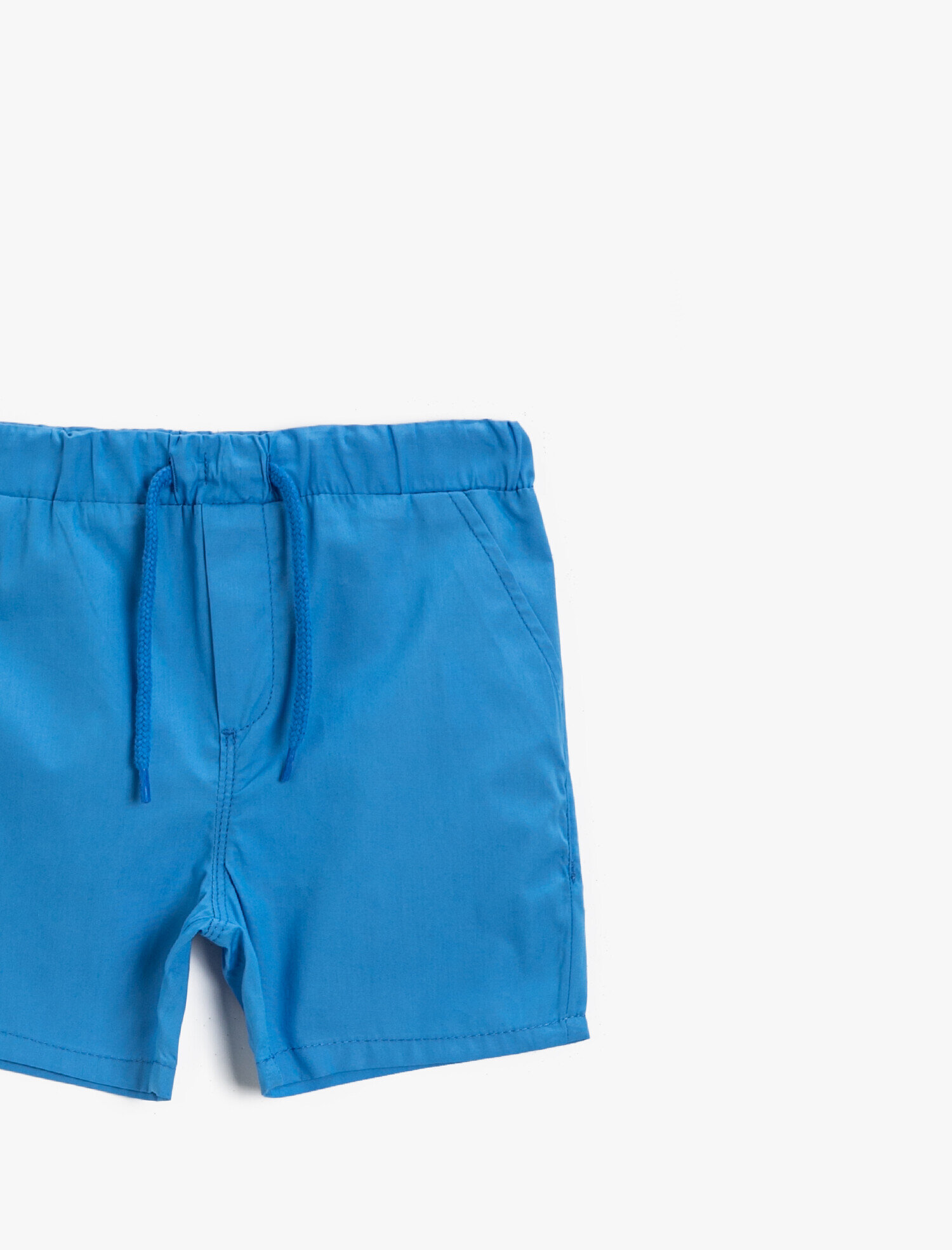  Erkek Bebek Cepli Şort Pamuklu Beli Bağlamalı Basic