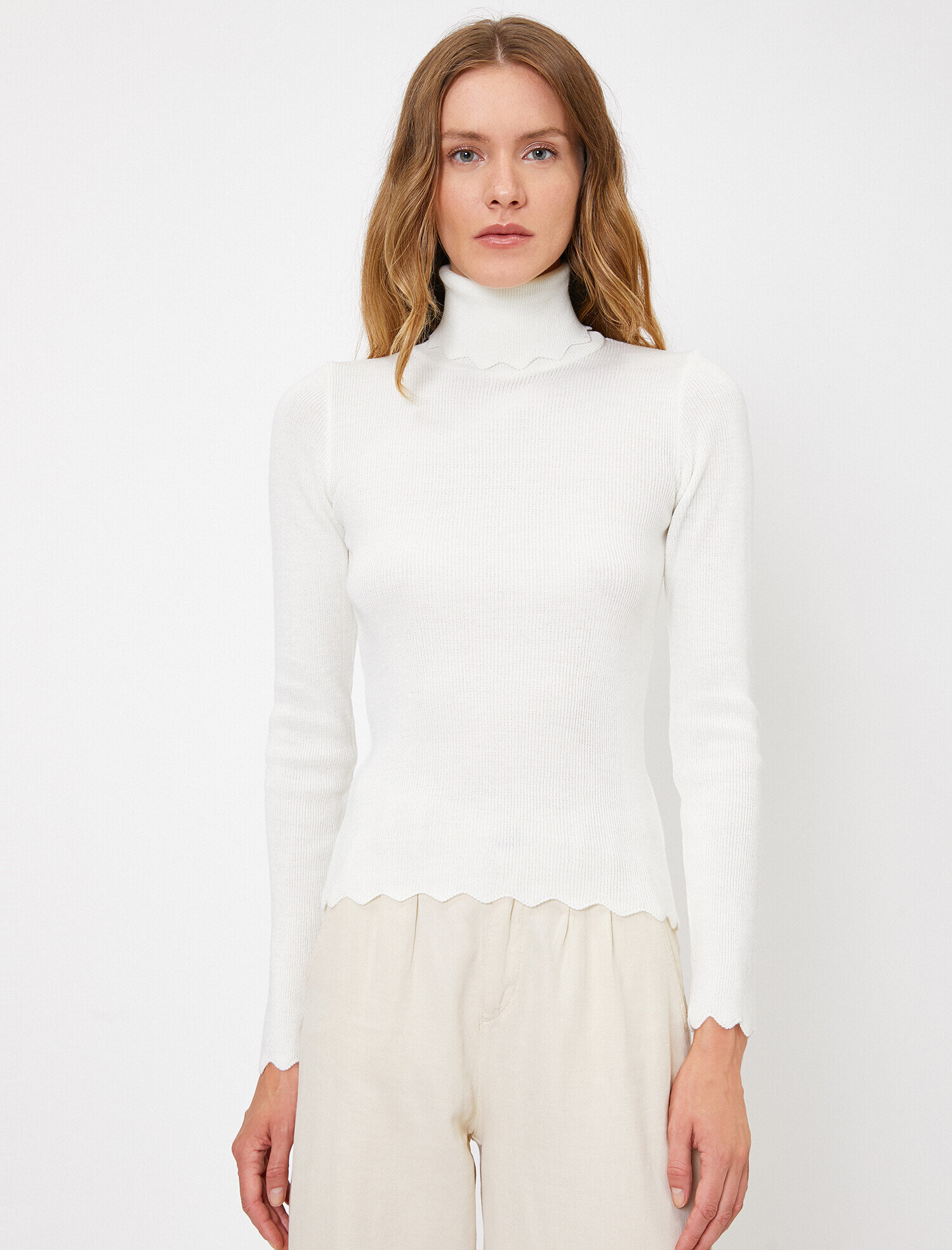   Düğme Detaylı Triko Kazak