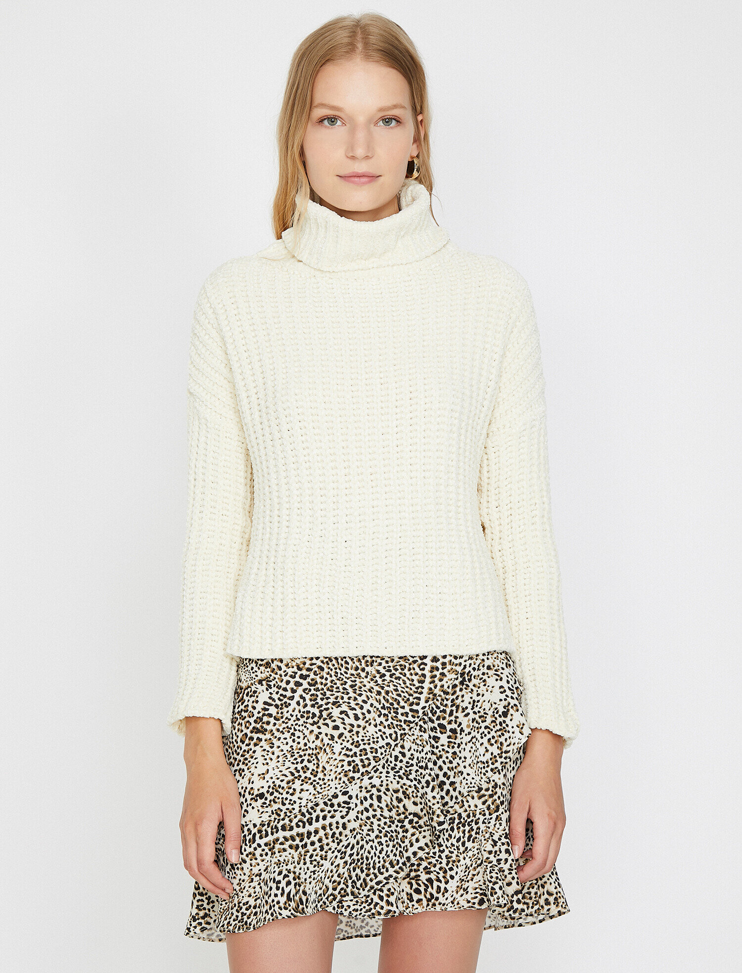   Örgülü Triko Kazak