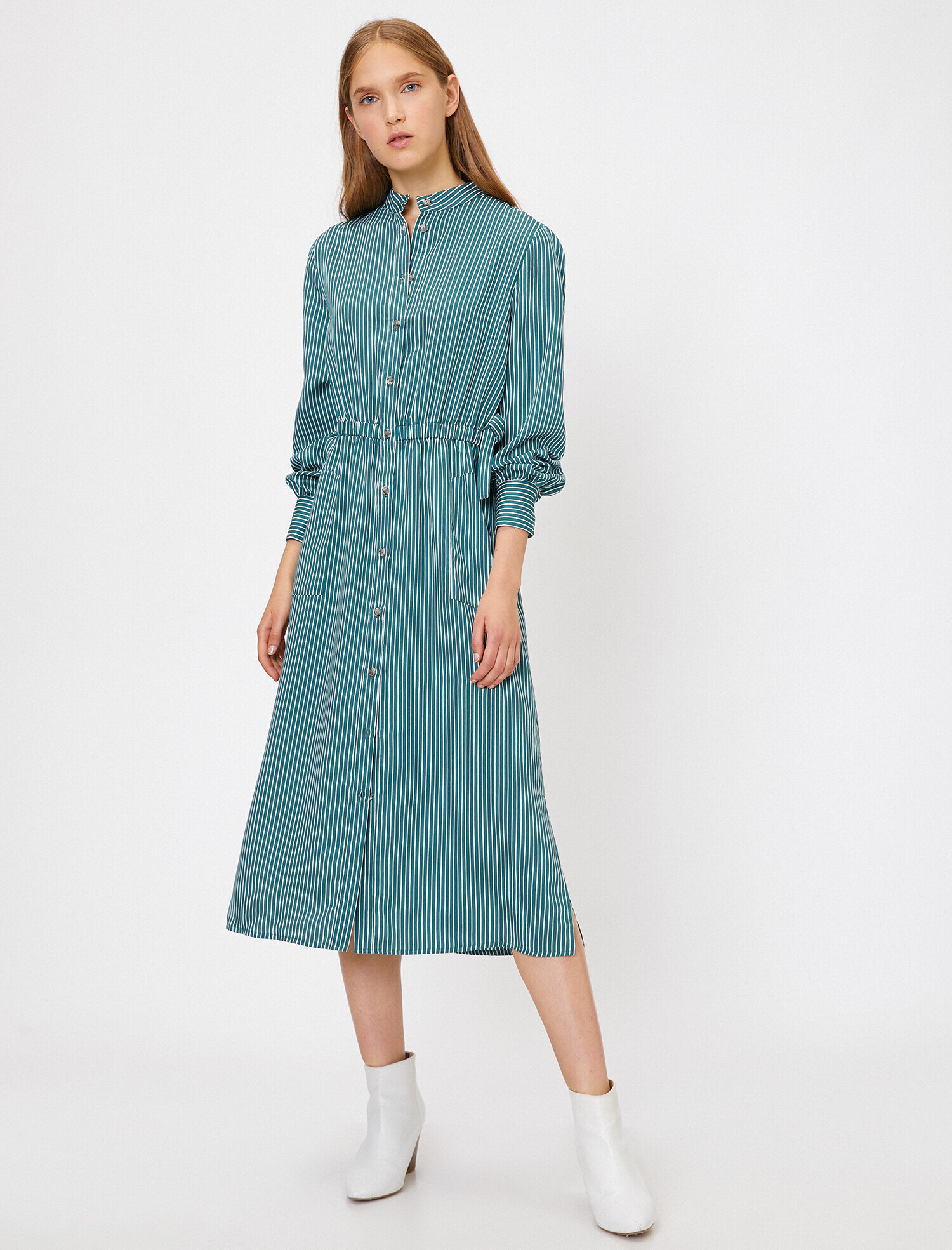 トップス m.ha adidas Multi Essentials Half Zip Erkek Mavi Dik Yaka Polar JP0798