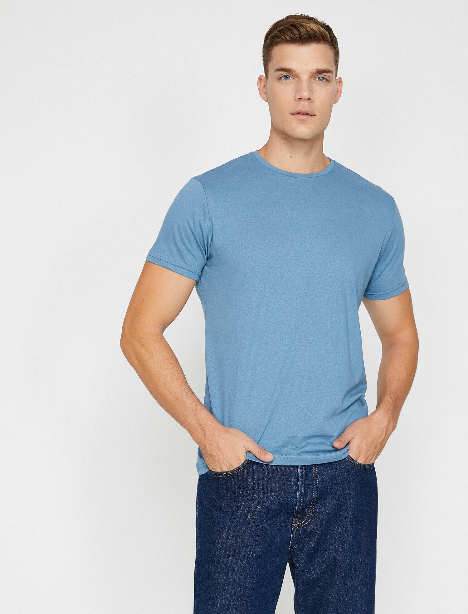   Bisiklet Yaka Tişört