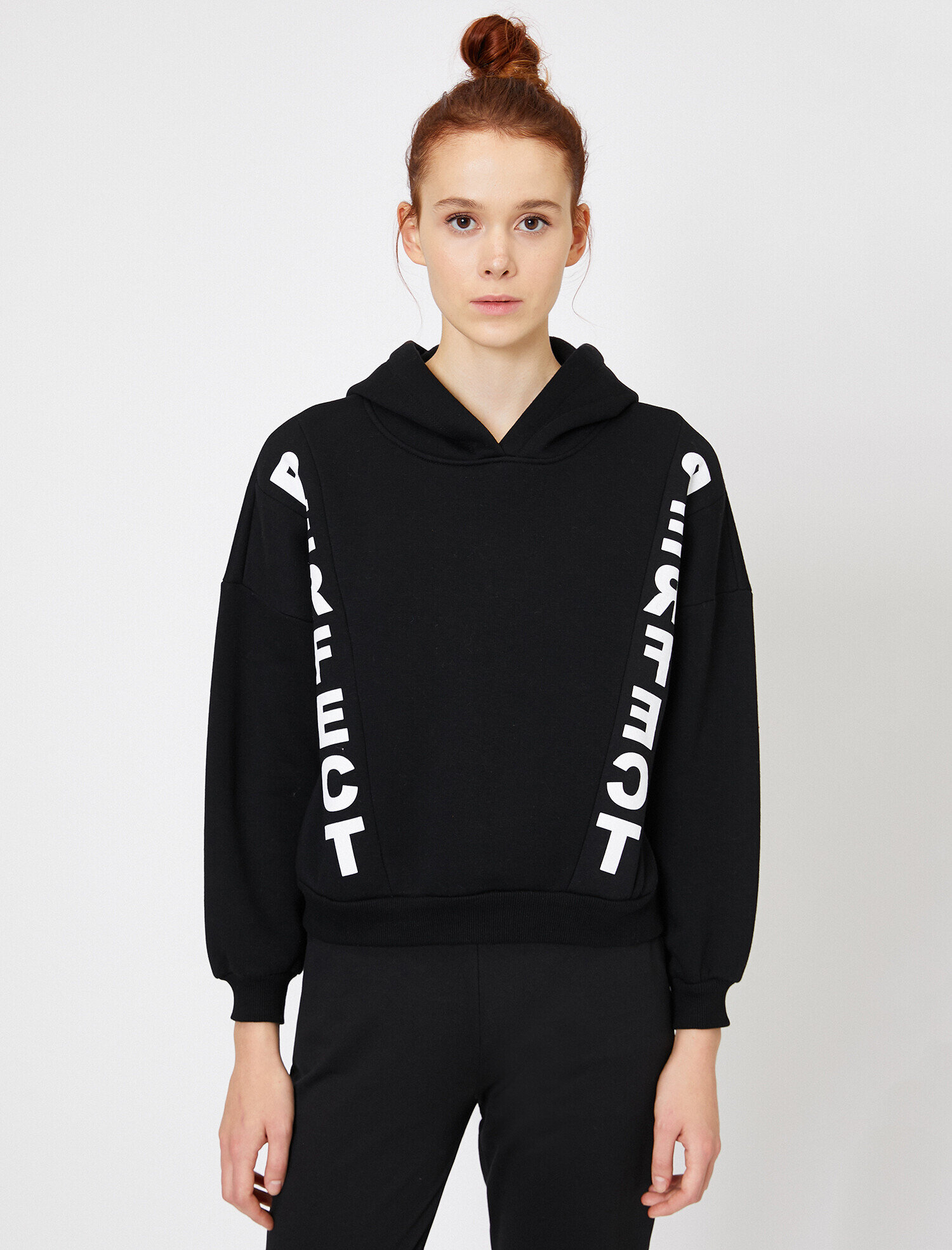   Yazılı Baskılı Sweatshirt