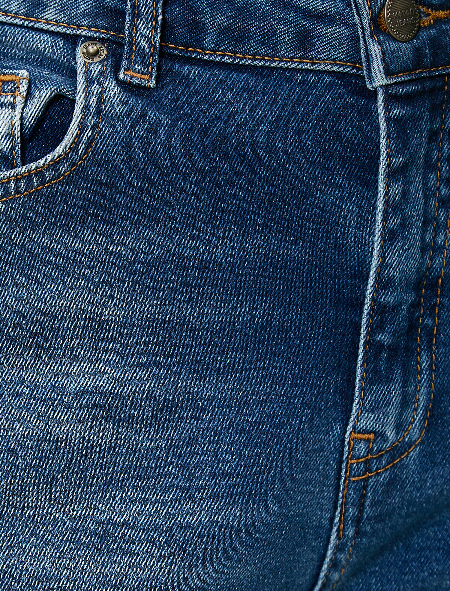   Eve Slim Jean - Yüksek Bel Normal Kesim Hafif Düz Paça Straight Jean Pantolon