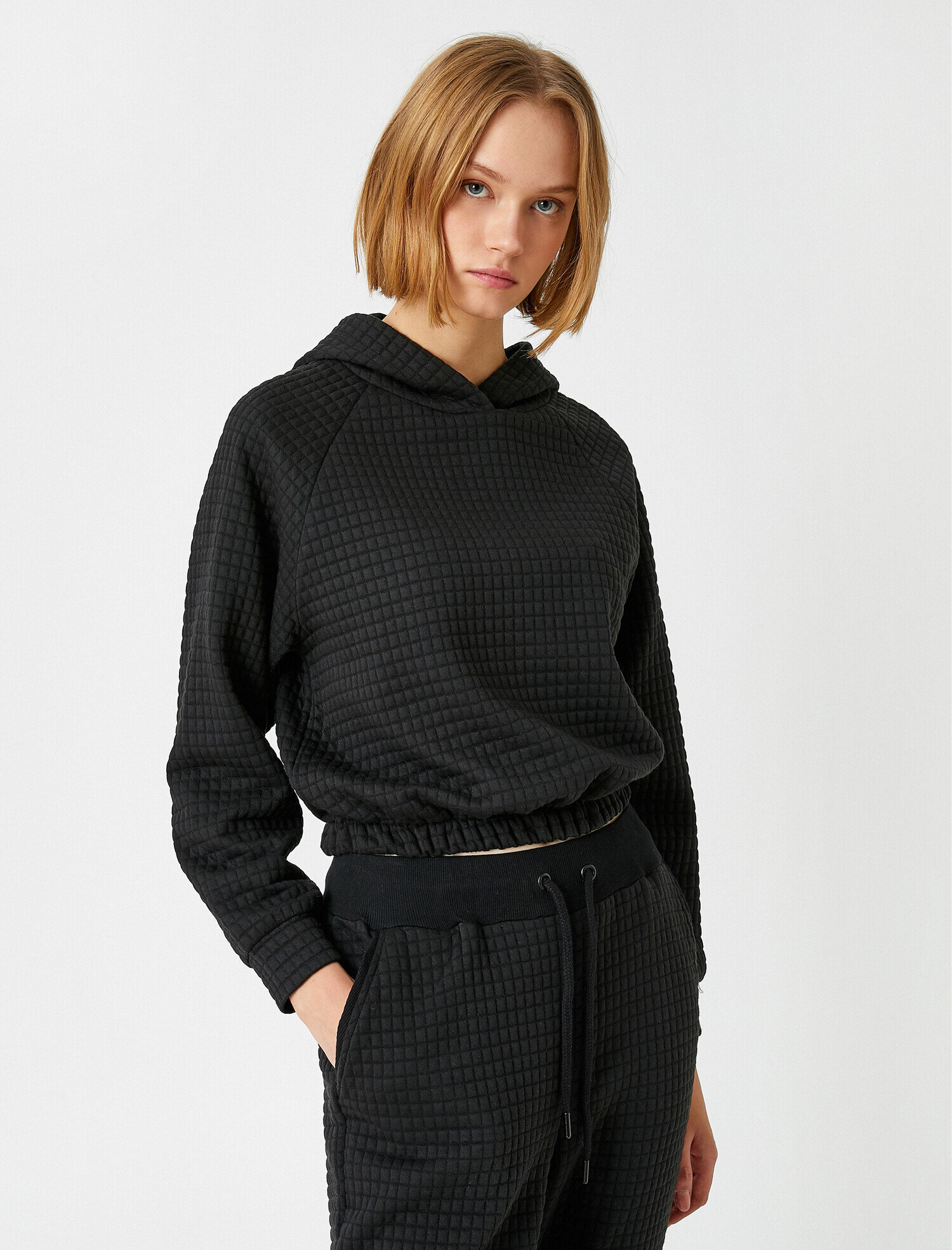   Crop Fitilli Sweatshirt