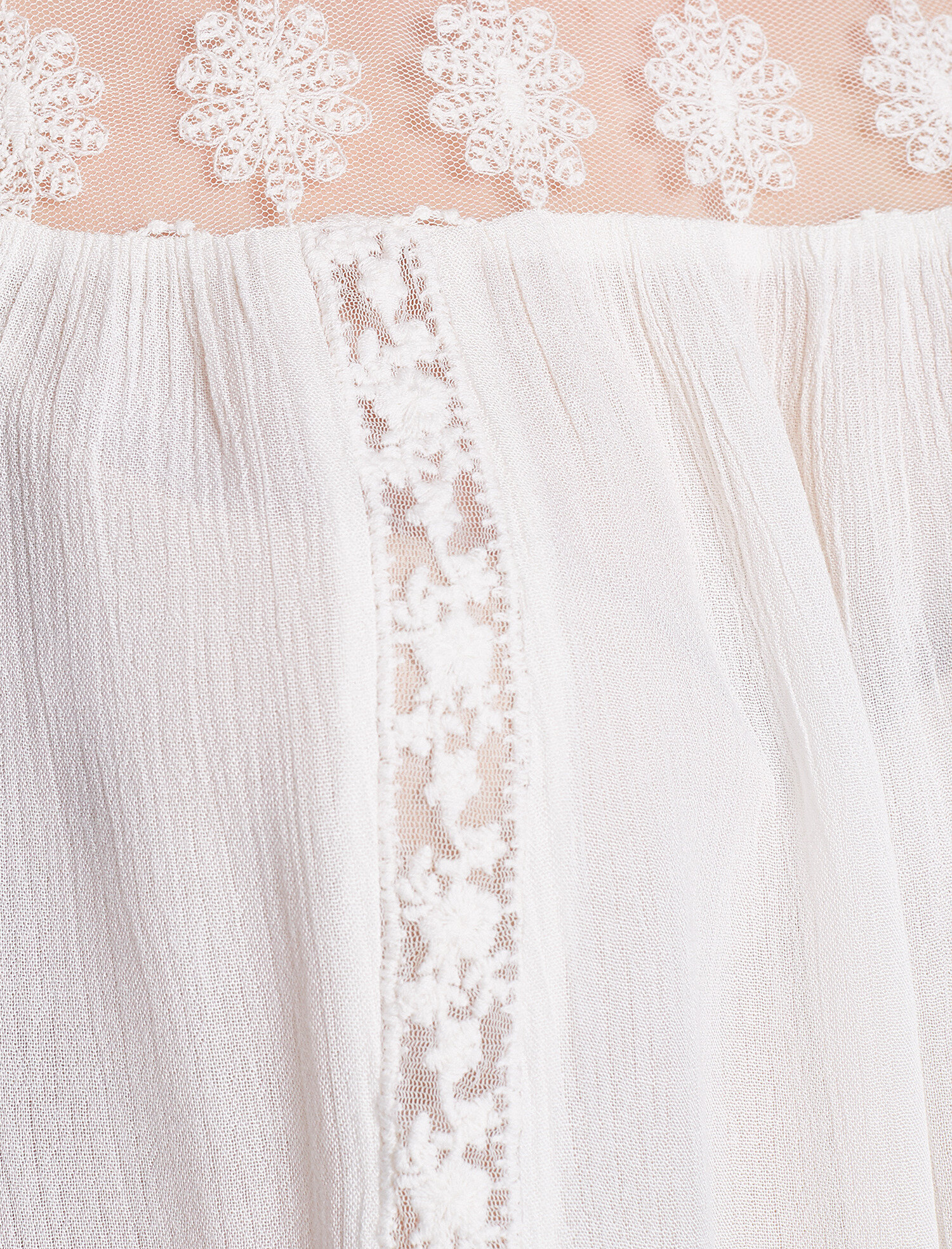   Dantel Detaylı Bluz