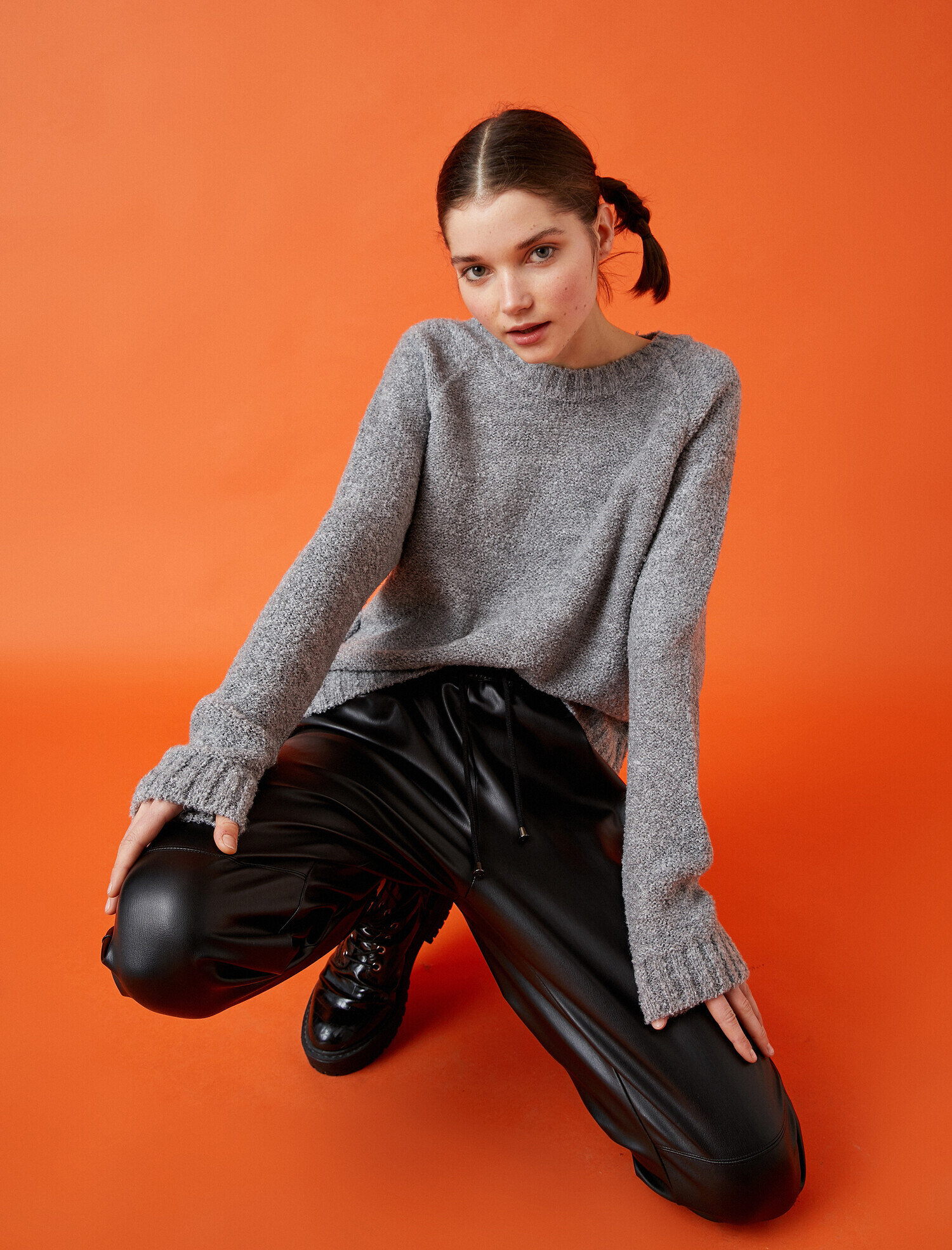   Triko Kazak Bisiklet Yaka Uzun Kollu