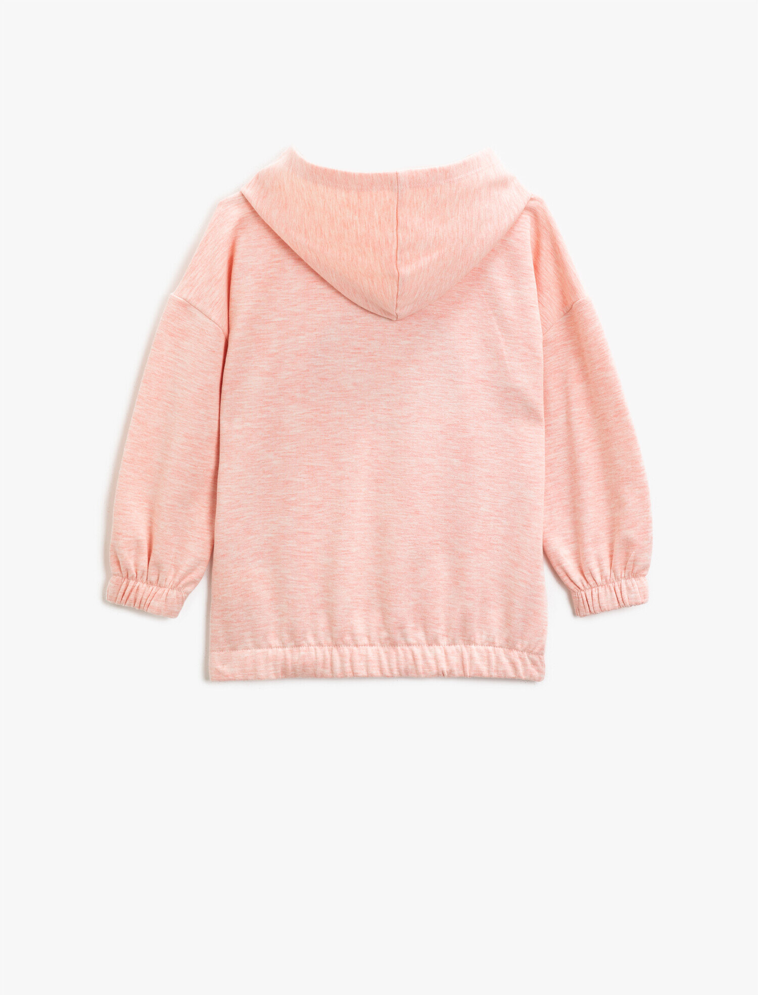 Kız Çocuk Kapüşonlu İşlemeli Uzun Kollu Sweatshirt