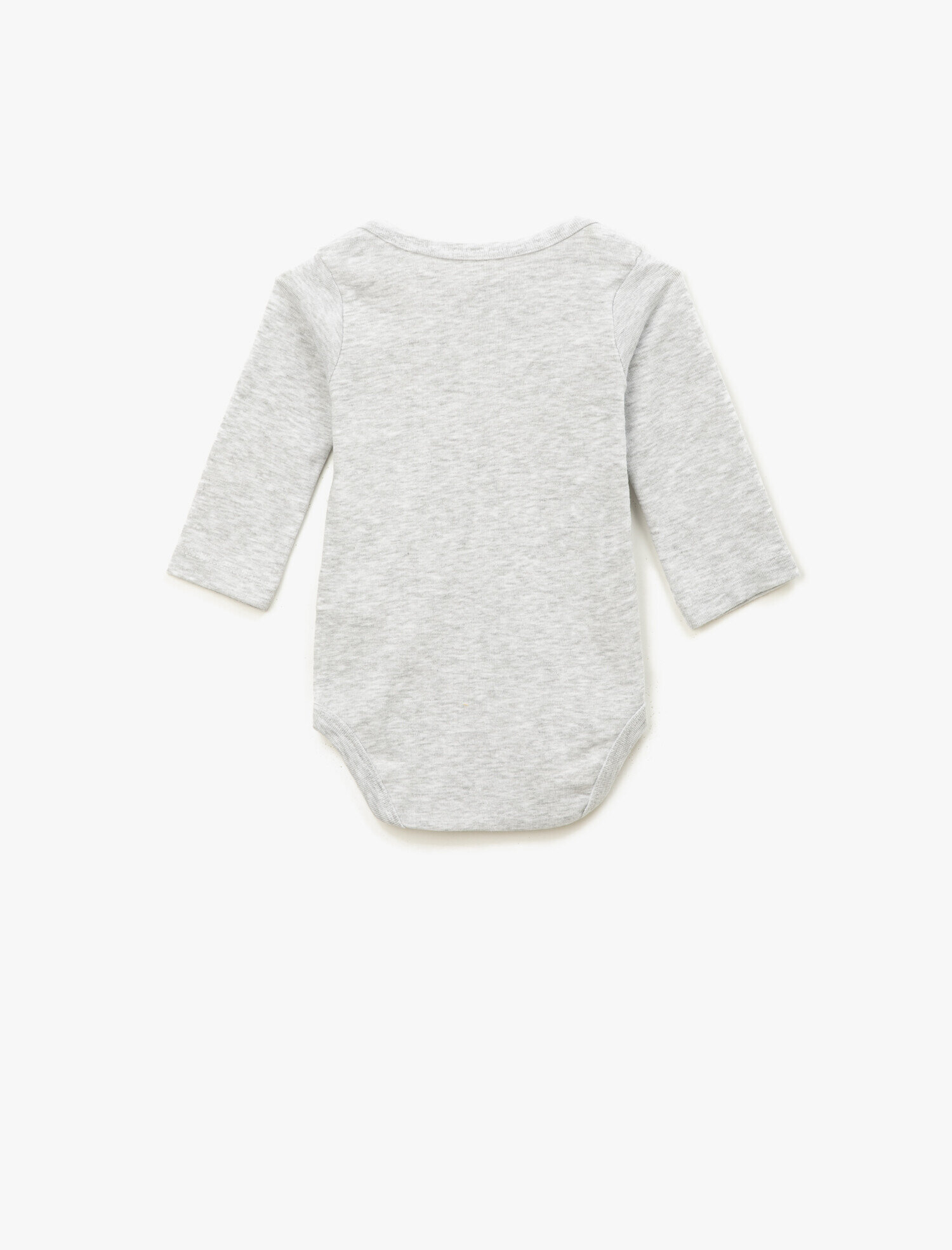  Erkek Bebek Basic Uzun Kollu Çıtçıtlı Body