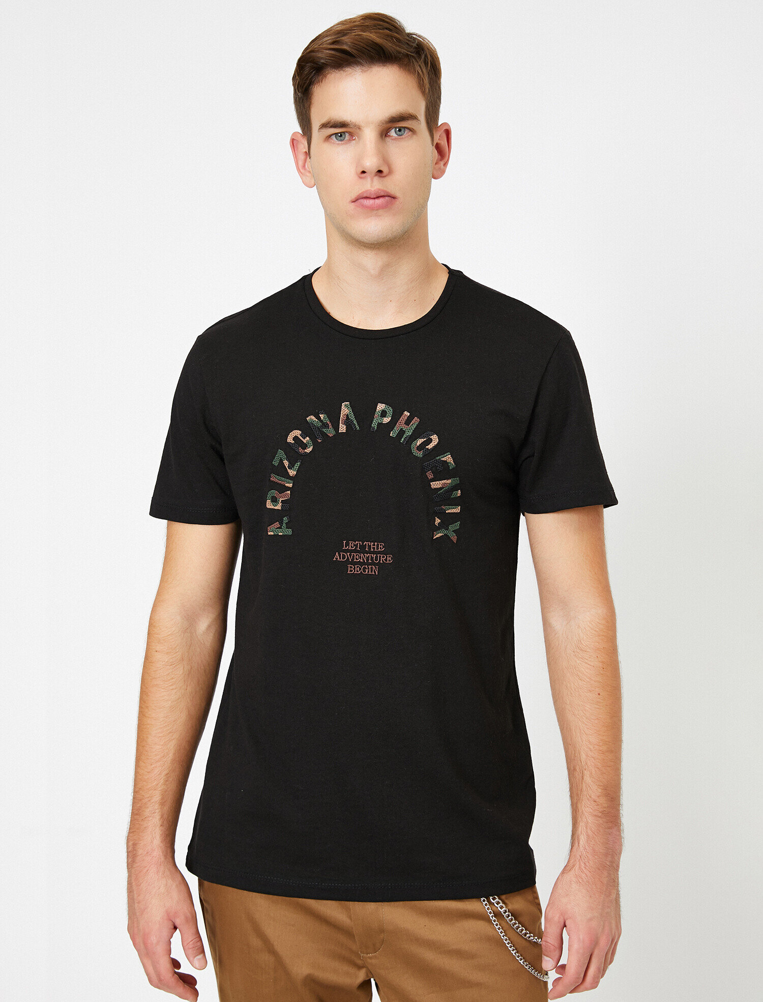   Baskılı Tişört Kısa Kollu