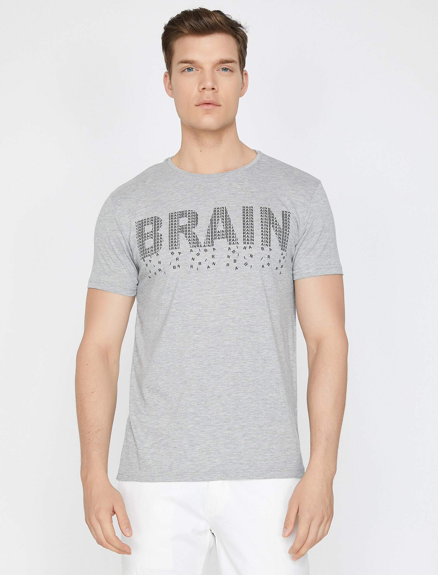   Baskılı Tişört Kısa Kollu