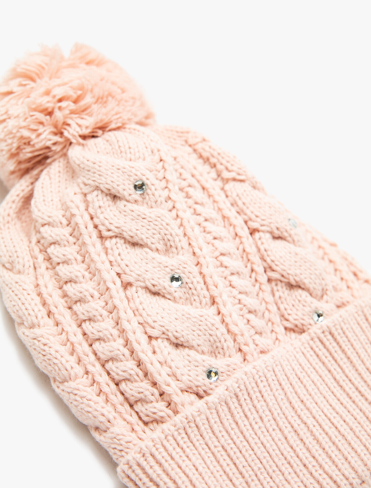  Kız Çocuk Ponpon Detaylı Bere