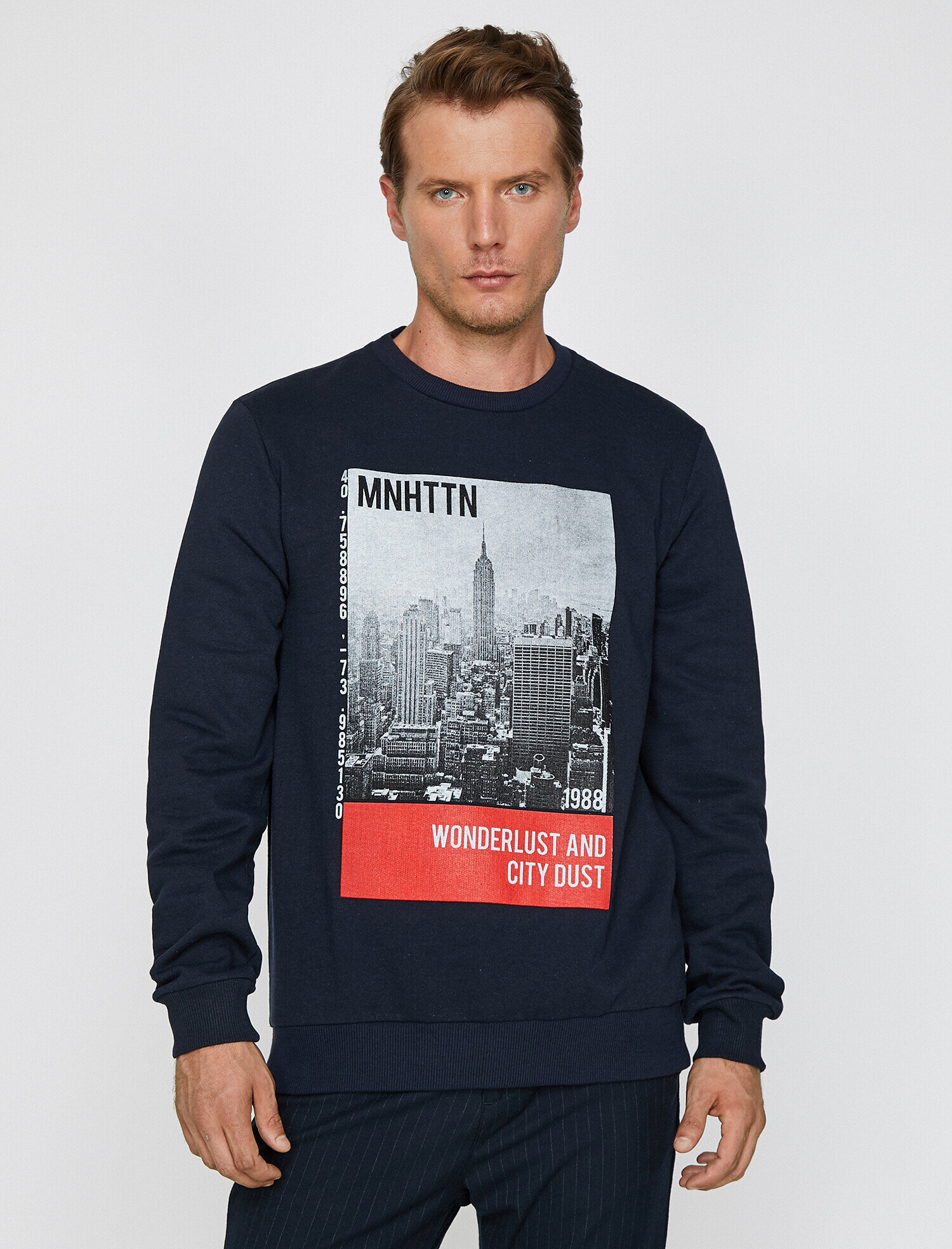 Yazılı Baskılı Sweatshirt