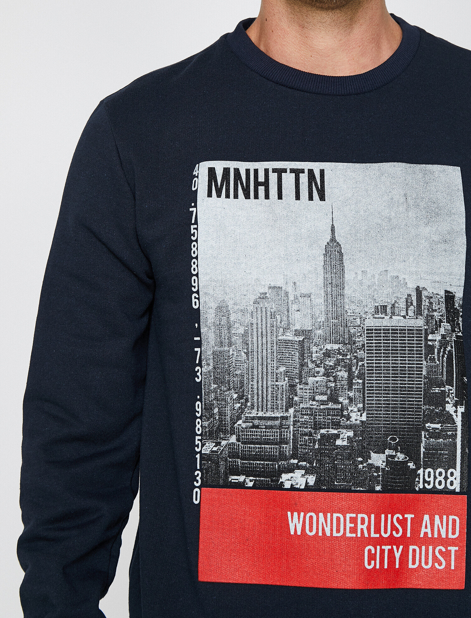 Yazılı Baskılı Sweatshirt