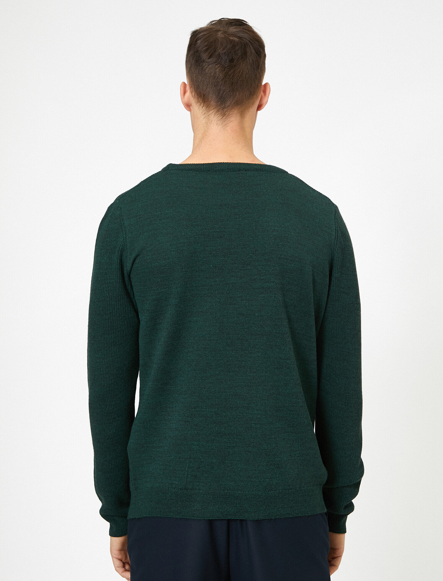   Bisiklet Yaka Triko Kazak