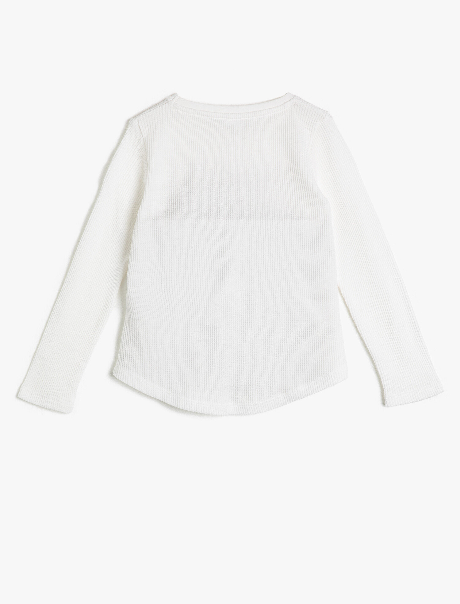  Kız Çocuk Uzun Kollu Tişört Baskılı Bisiklet Yaka