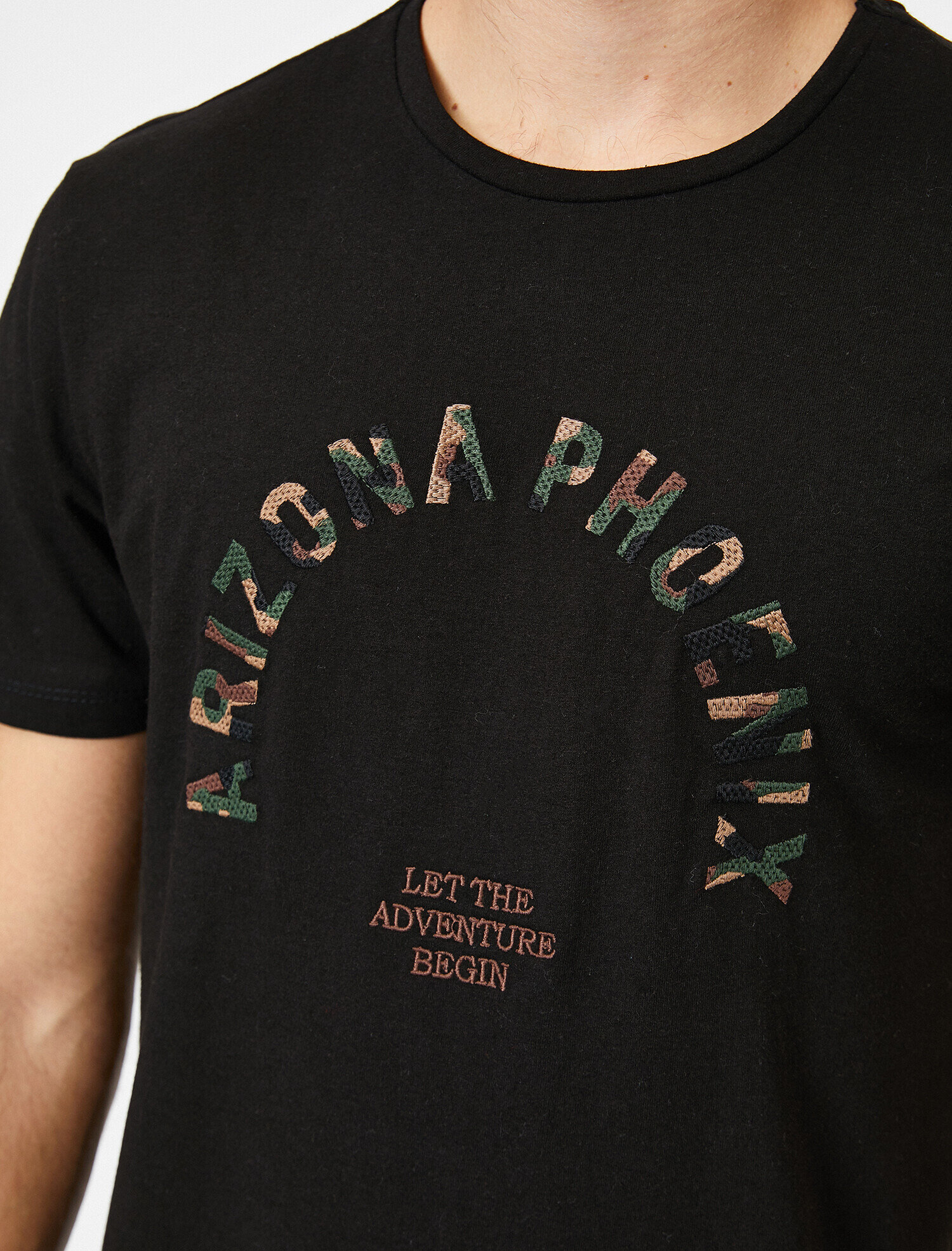   Baskılı Tişört Kısa Kollu