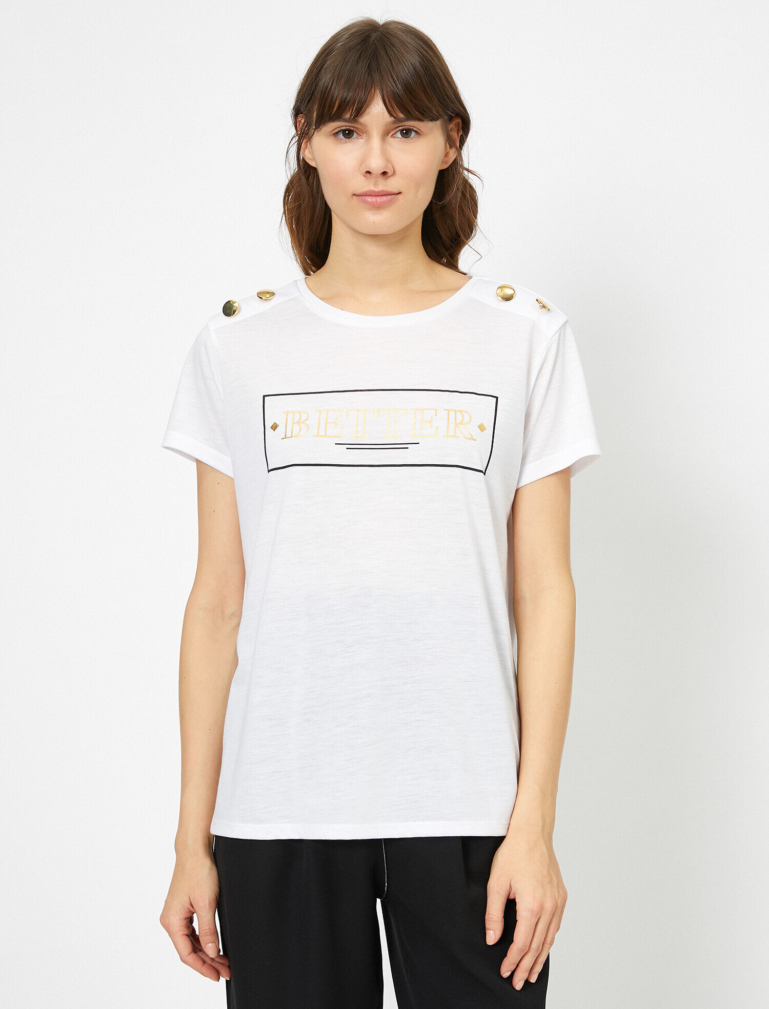   Yazılı Baskılı Tişört