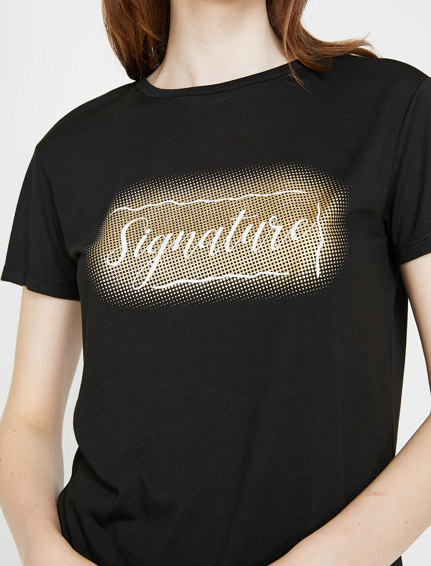   Yazılı Baskılı Tişört