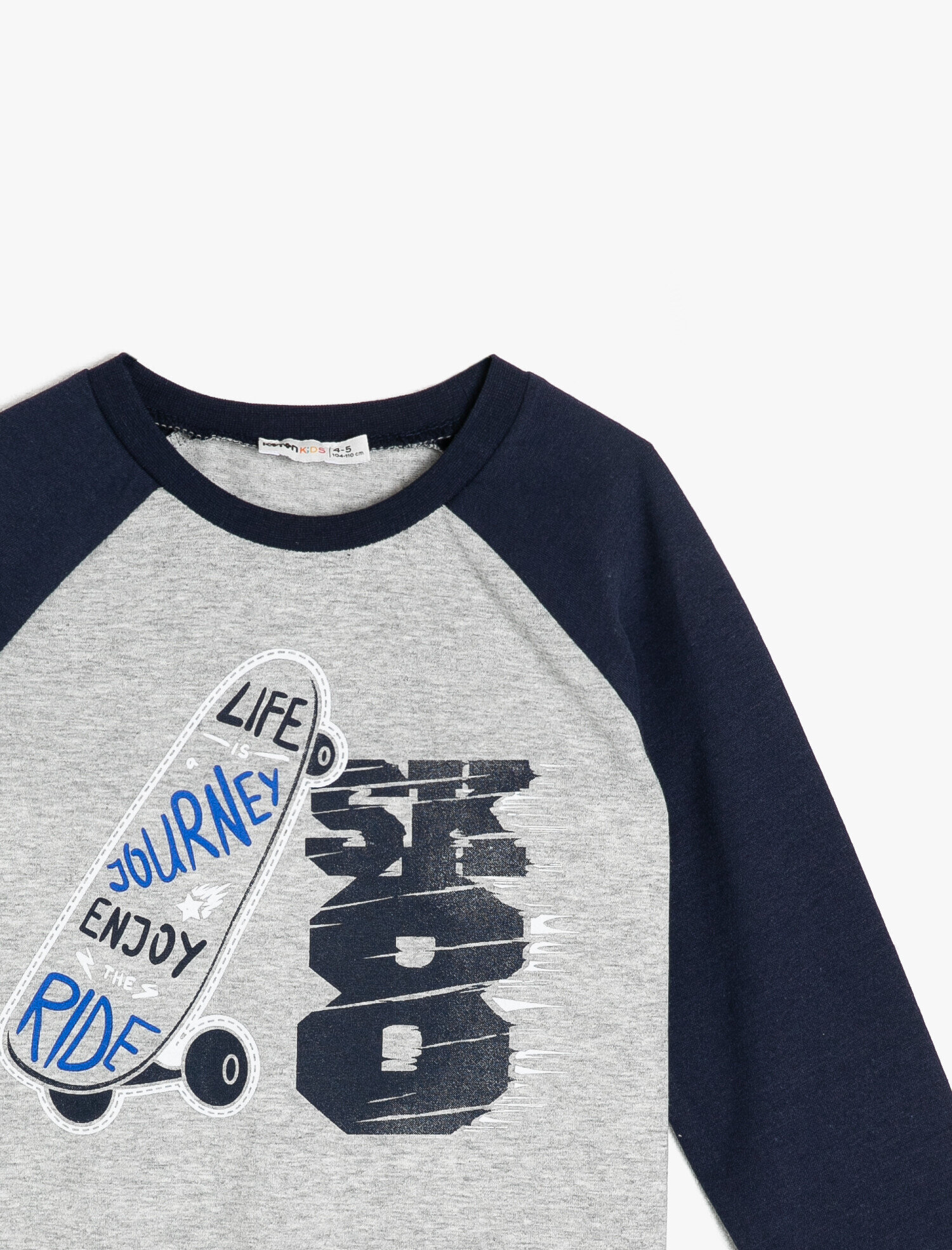  Erkek Çocuk Baskılı Tişört Uzun Kollu