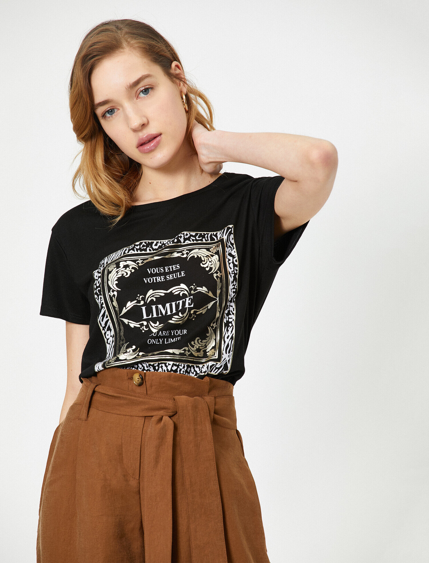   Yazılı Baskılı Tişört