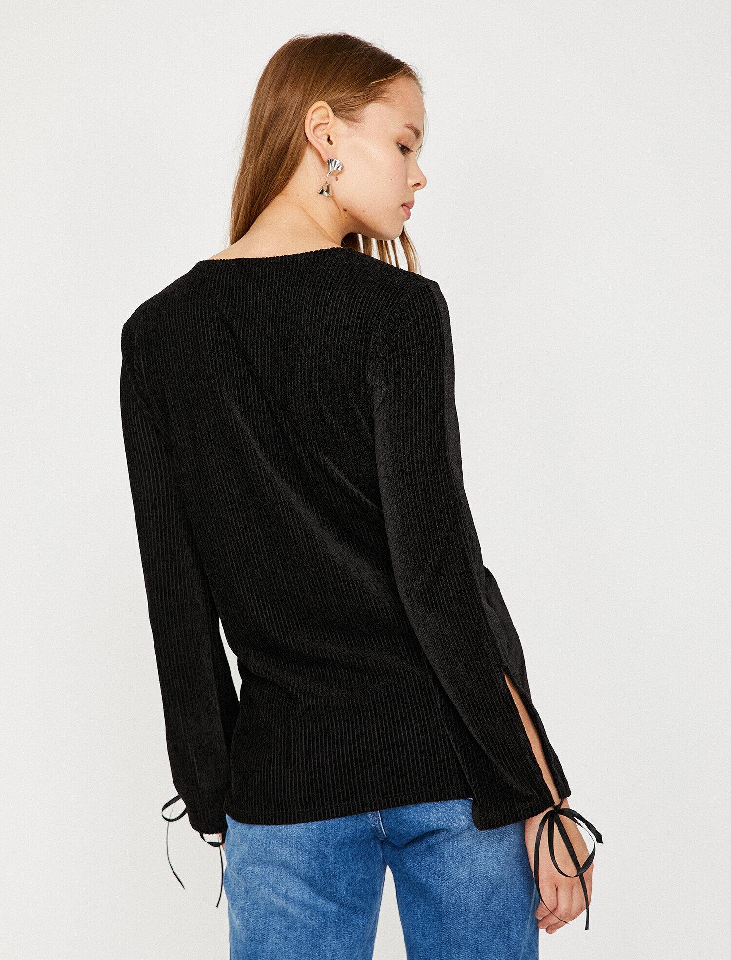   Kuş Gözü Detaylı Tunik