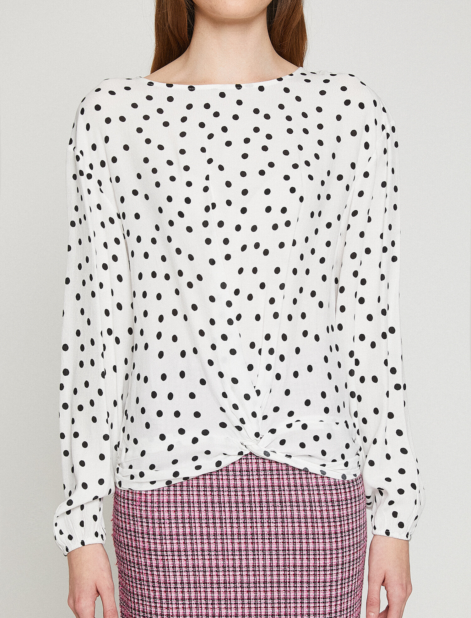   Puantiyeli Bluz