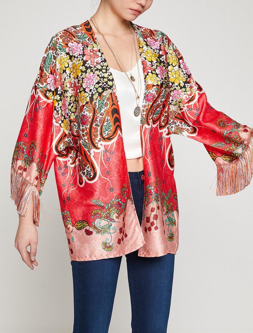  Desenli Kimono