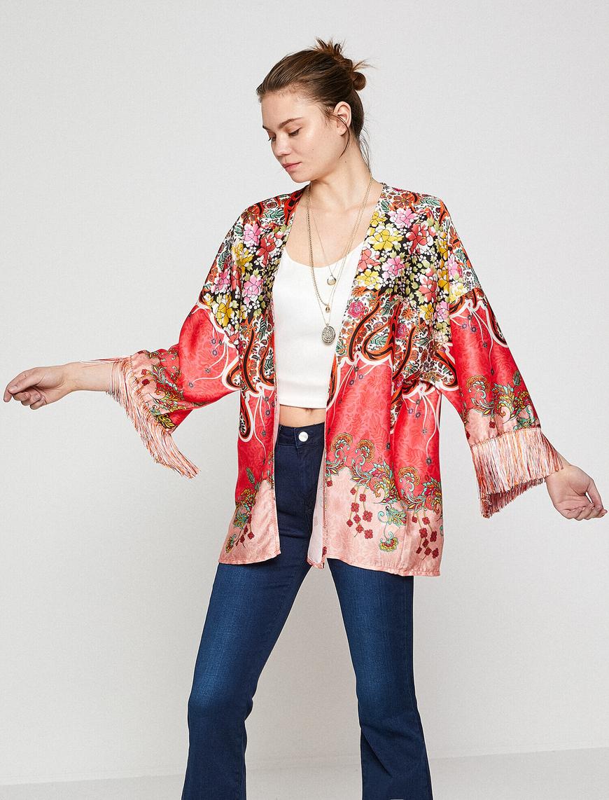   Desenli Kimono
