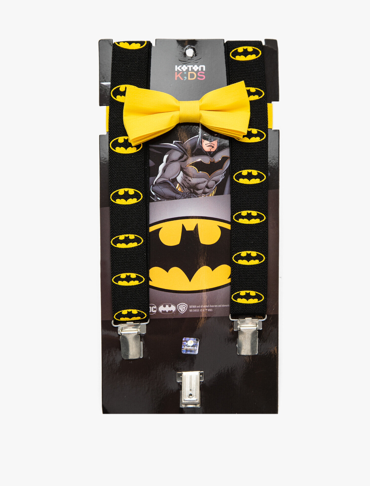  Erkek Çocuk Batman Lisanslı Askılı Kemer