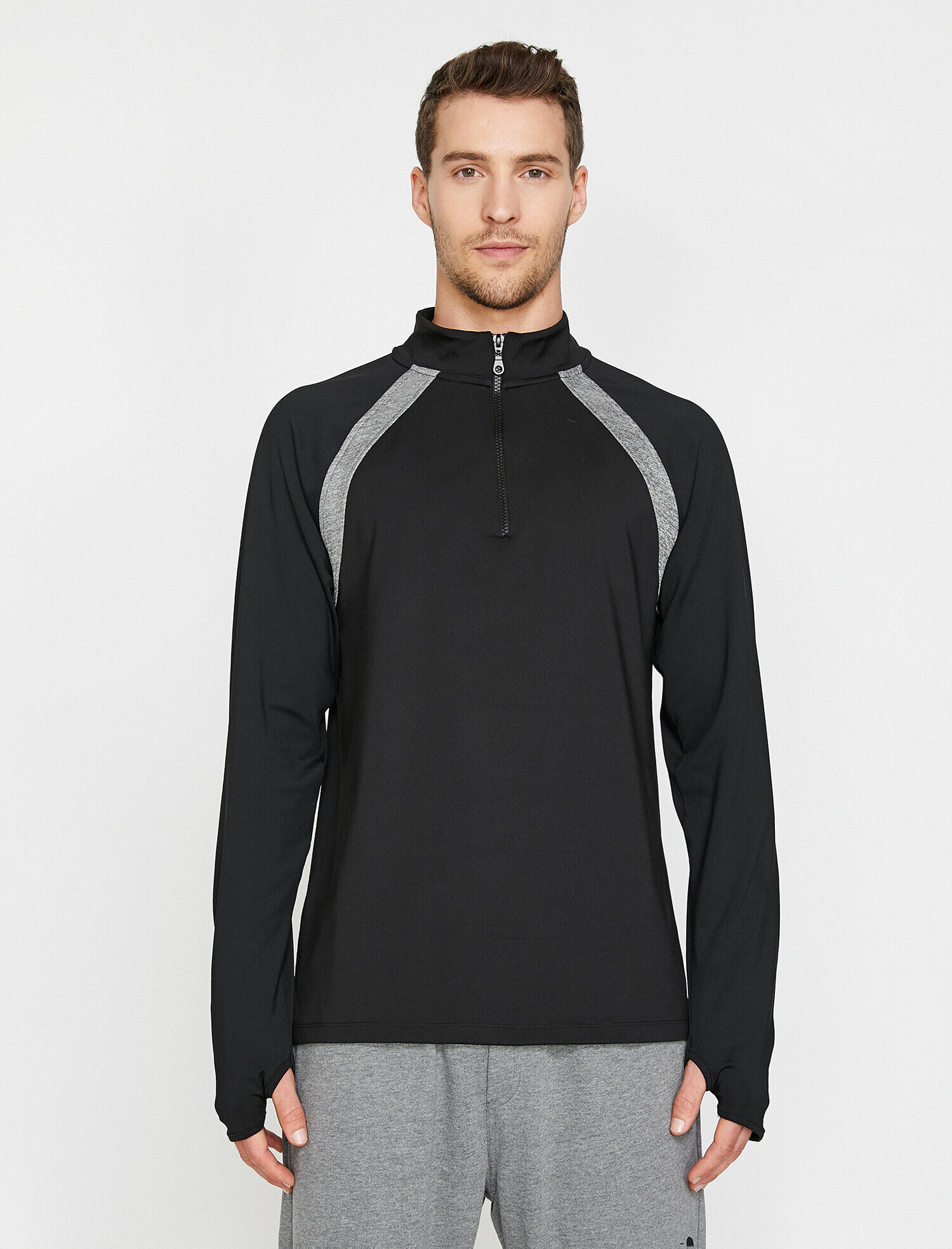   Fermuar Detaylı Sweatshirt