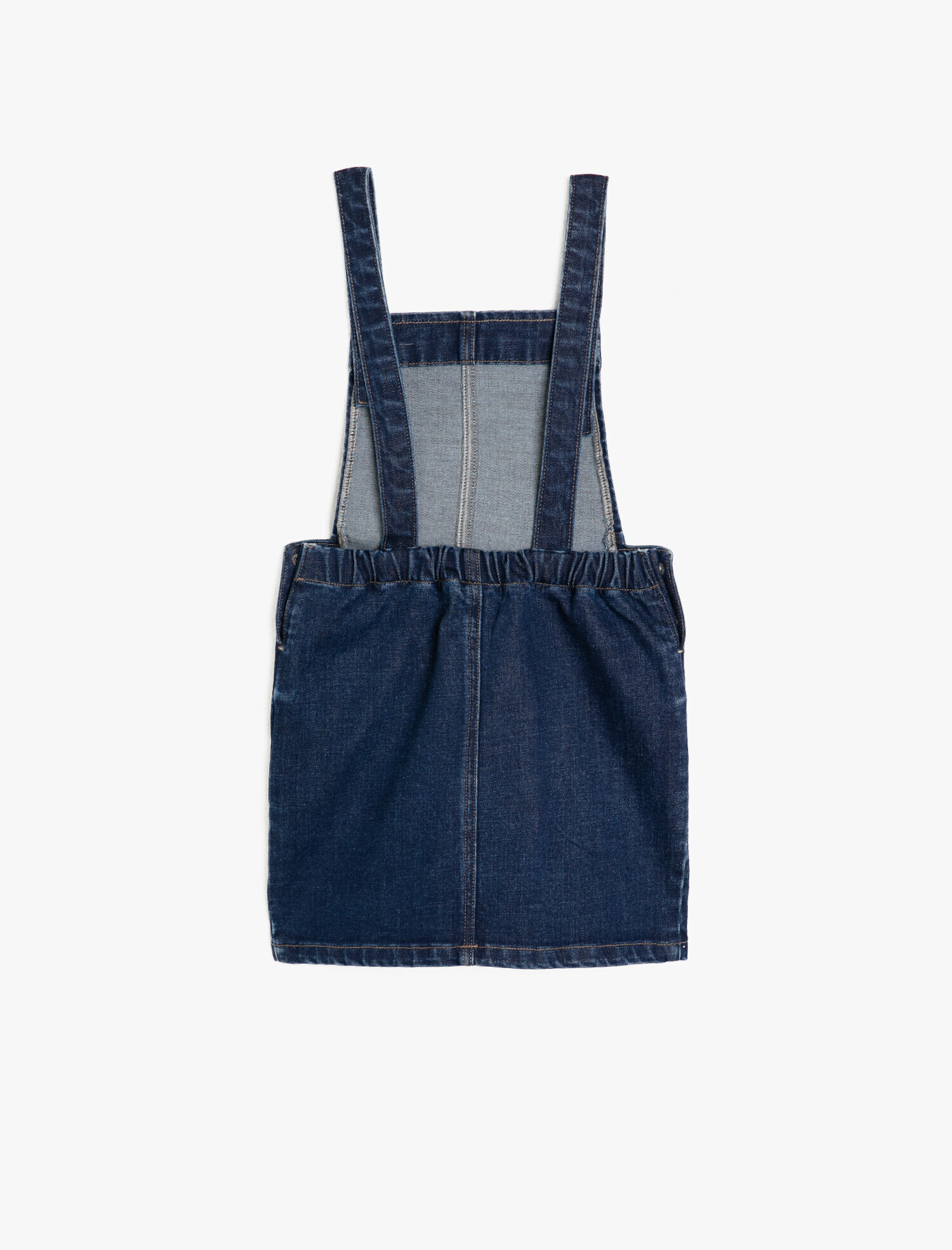  Kız Çocuk Salopet Jean Ayarlanabilir Askılı Pamuklu