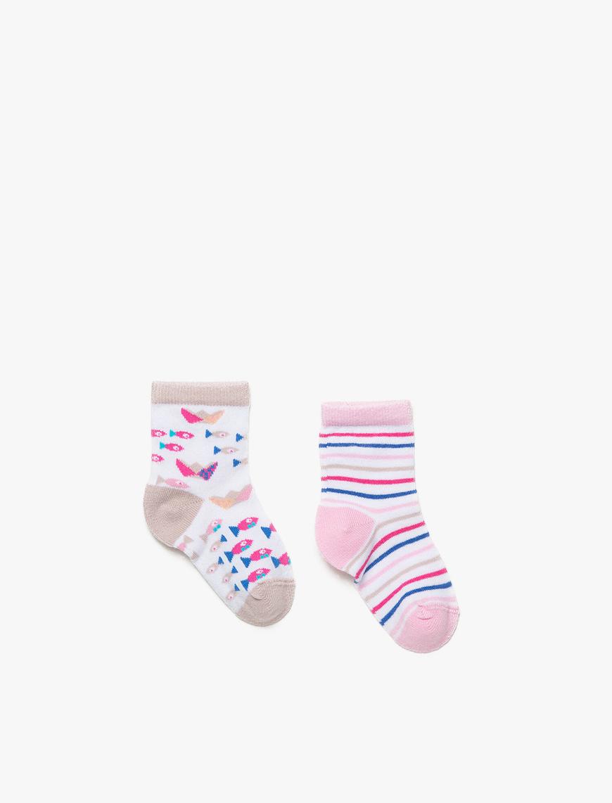  Kız Bebek Çoklu Çorap Seti